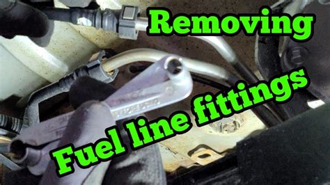Fuel Lines Remove