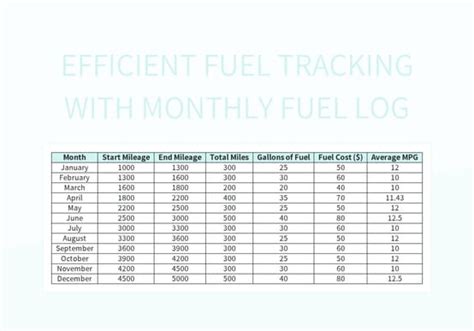 Fuel Management System Excel