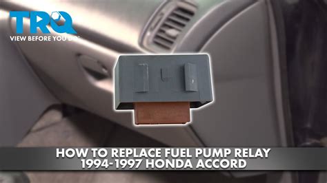 Fuel Pump Location Honda Accord 1997