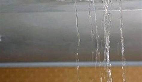 Fuite d'eau au plafond traitement des infiltrations à Vitré