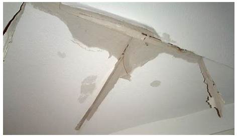 La fuite d’eau fait tomber le plafond d’un appartement de