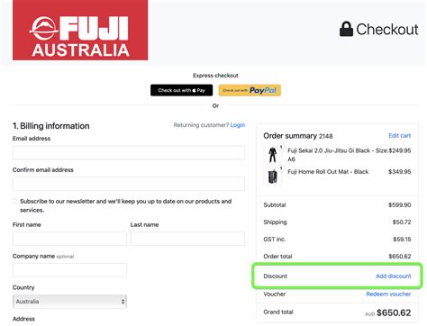 Fuji Mart Discount Code