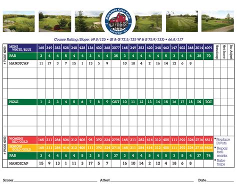 fulford golf club scorecard