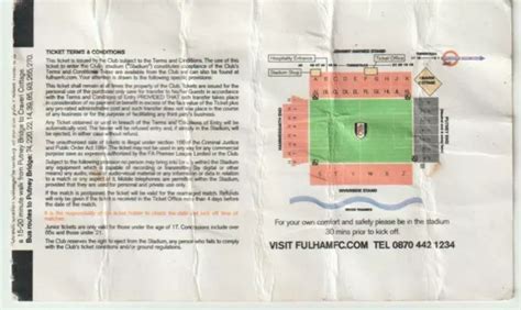 fulham fc v chelsea tickets