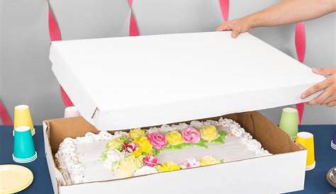 Full Sheet Cake Box Size
