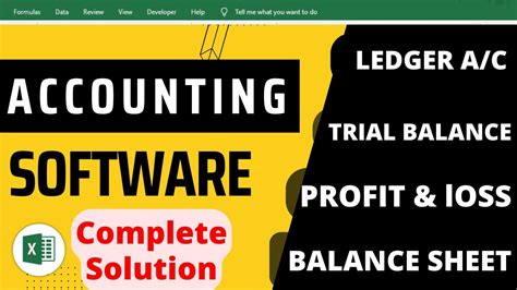 Full Accounting Software In Excel Format