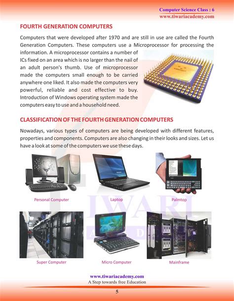 full form in computer for class 6
