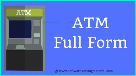 full form of atm in computer class 9