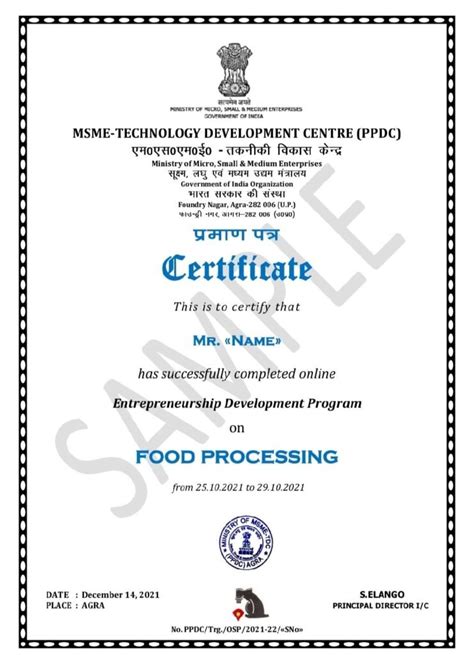 full form of msme certificate