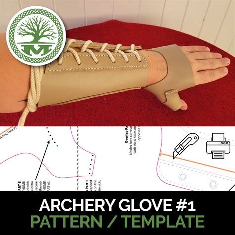 Full Length Archery Arm Guard Pattern