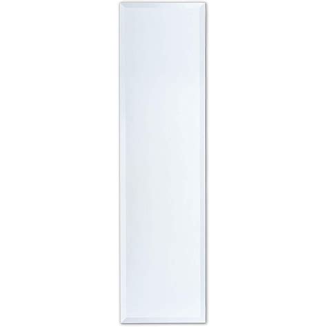 Full Length Frameless Beveled Mirror