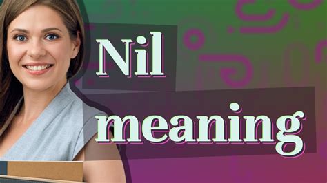 full meaning of nil