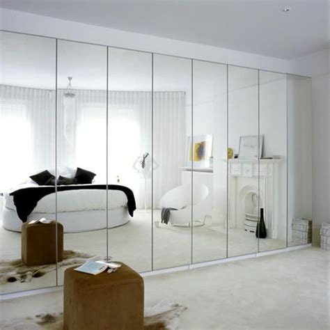 Full Mirror Wall In Bedroom