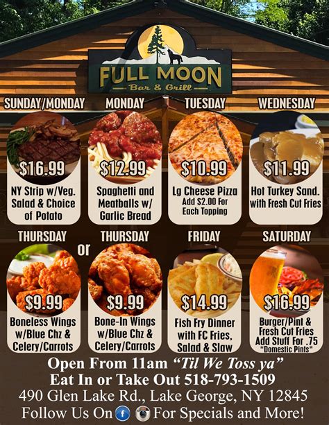 full moon bbq catering menu