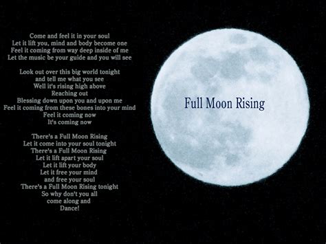 full moon rising song lyrics