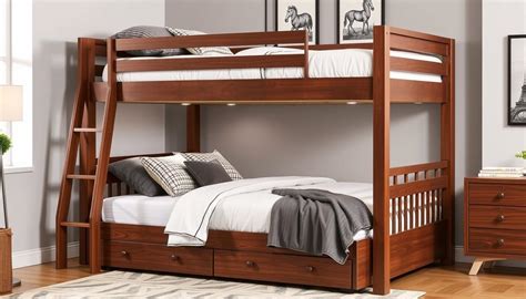 Full Over Queen Bunk Beds