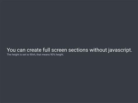 full screen width in css