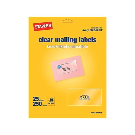 full sheet labels staples