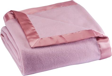 full size blanket with satin trim