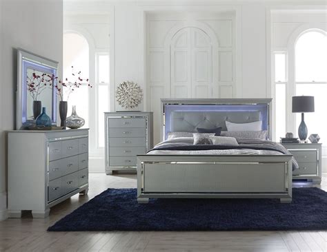 Full Size Lighted Bedroom Set