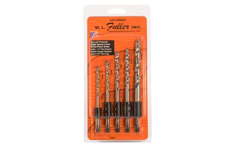 Fuller Brad Point Drill Bit Set