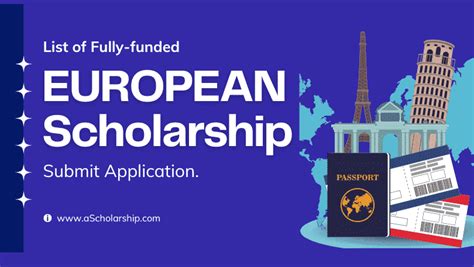 fully funded scholarship 2023/2024 in europe