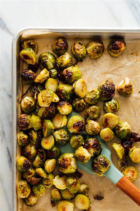 Fully roasted brussel sprouts