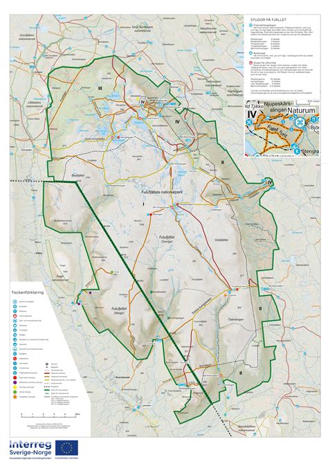 Fulufjället Vandring Karta Europa Karta