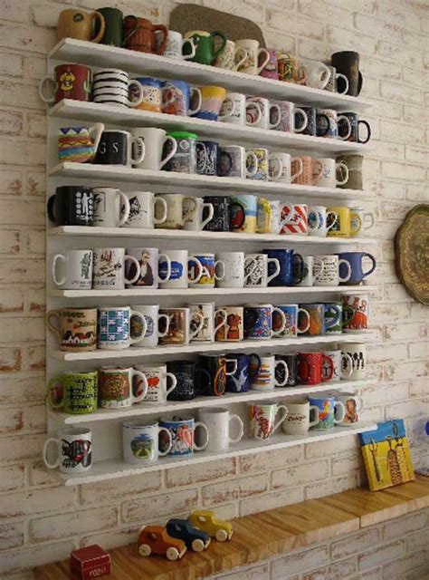 20 Fun and Practical DIY Coffee Mugs Storage Ideas for Your Kitchen