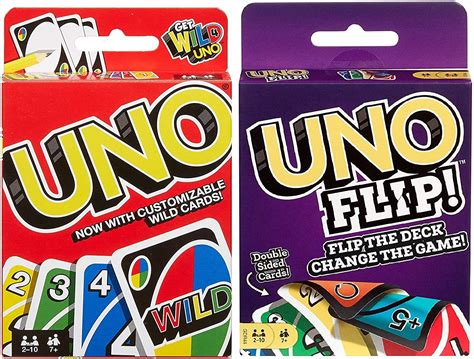 UNO Card Game Classic,Flip & Dos No 1 Family Fun Playing Game 3 in 1