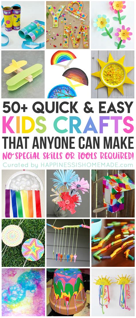Fun Crafts To Do At Home With Household Items