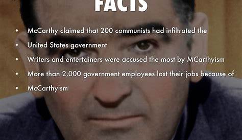 10 cold facts you should know about McCarthyism