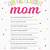 fun facts about mom printable