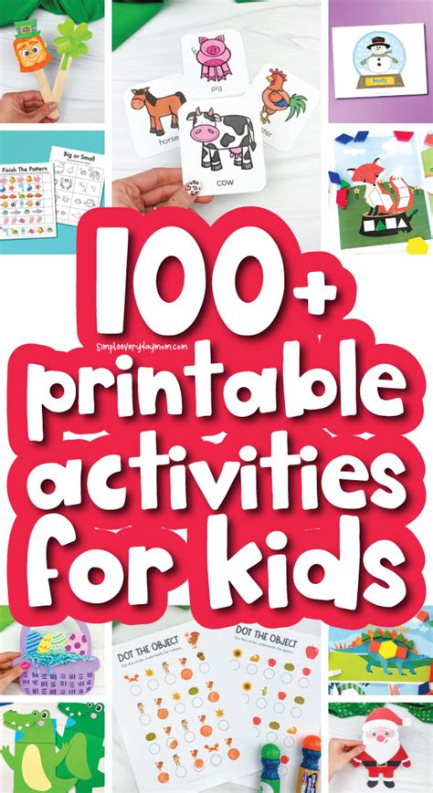 Free and Fun Printable Activities for Kids Learning Printable