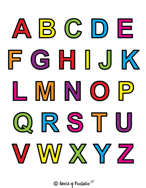 Fun Abcs Printable Free