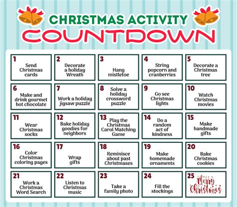 Fun Christmas Countdown Activities