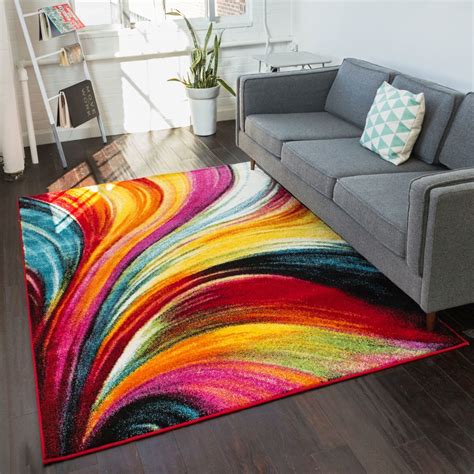 fun colorful area rugs