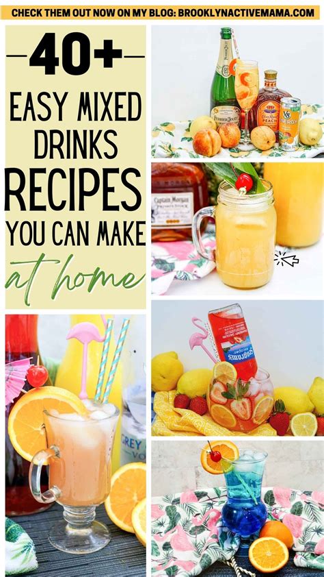 Fun Easy Mixed Drinks