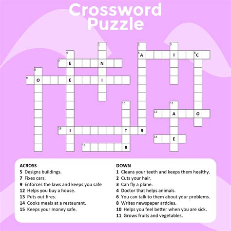 Fun Easy Printable Crossword Puzzles