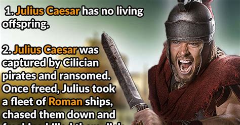 fun facts about julius caesar