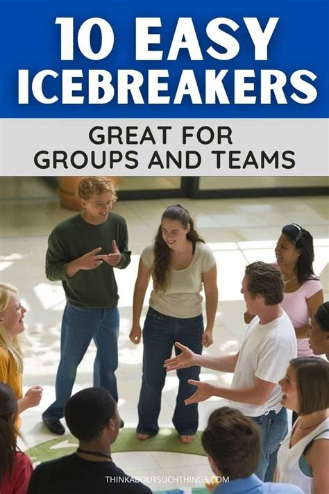Fun Group Games Ice Breakers
