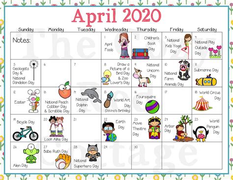 fun holidays in april 2024