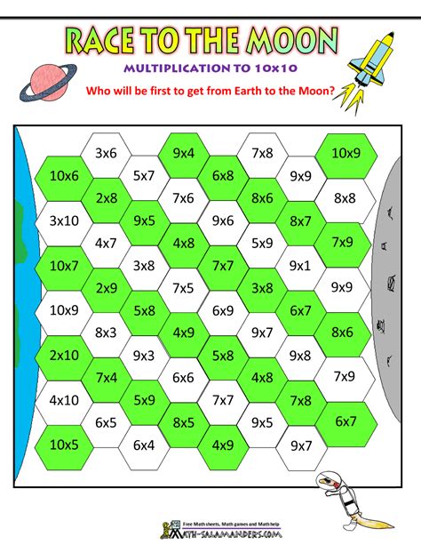 Fun Math Fact Games Printable