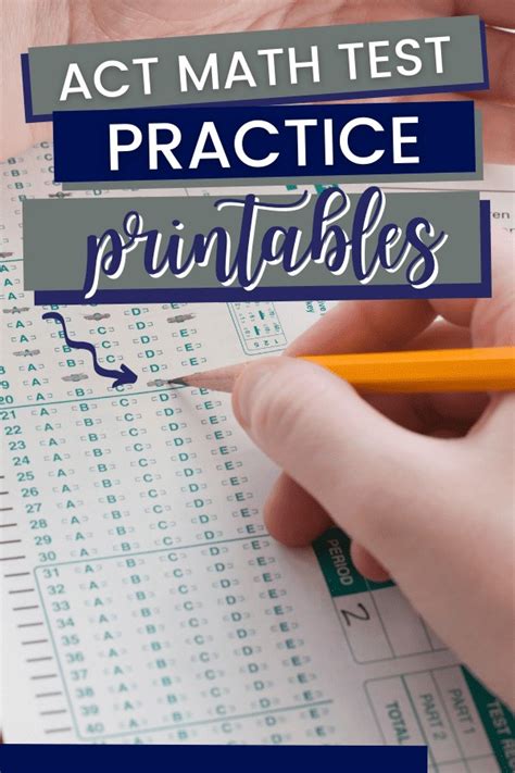 Fun Math Practice Worksheets Act