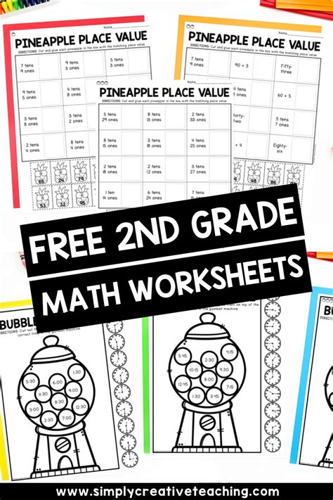 Fun Math Worksheets For 2Nd Garde