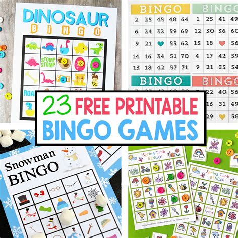 Fun Printable Bingo Games