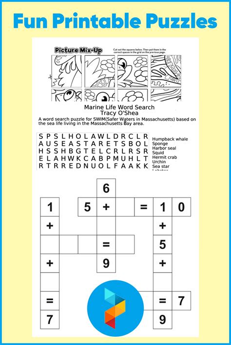 Fun Puzzles Worksheets