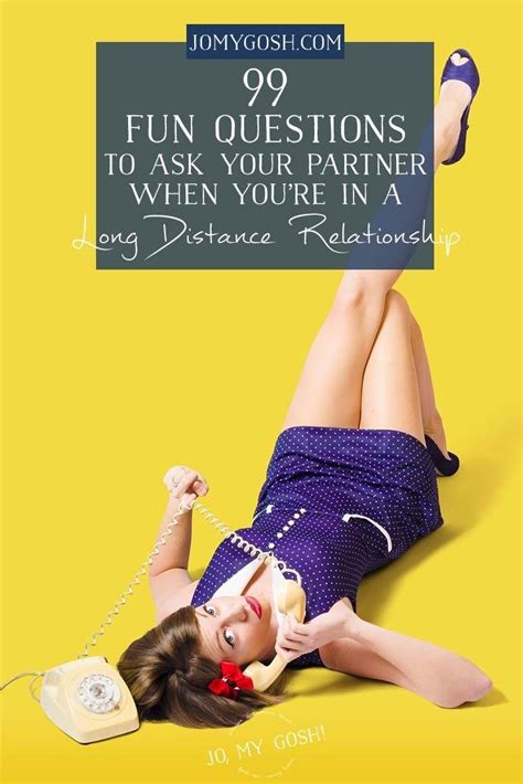 This Fun Questions For Long Distance Couples For References