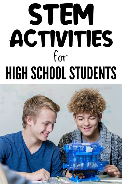 Fun Stem Activities High School