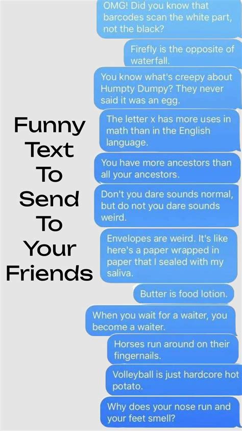 fun text to send to a guy